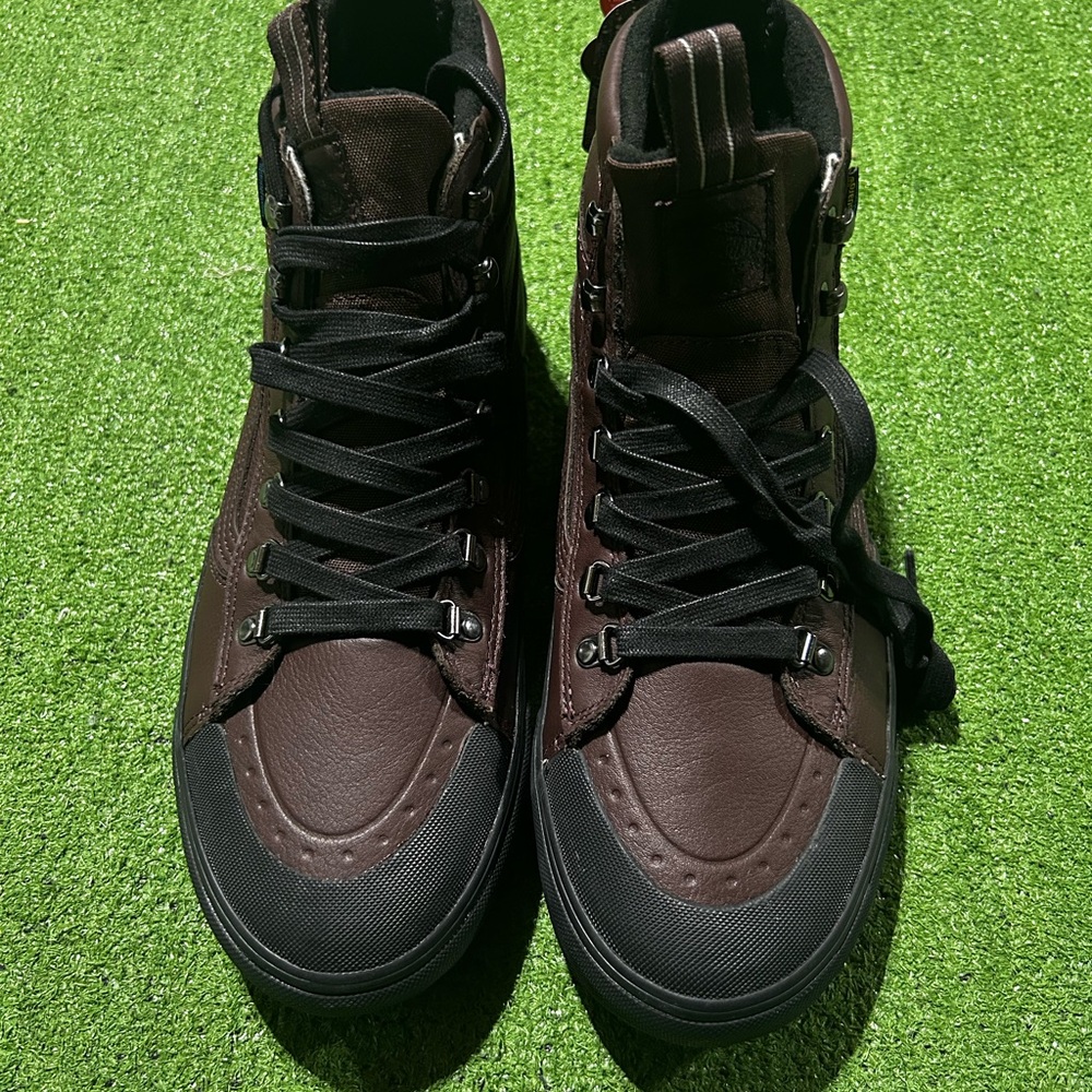 Vans Sk8-Hi MTE 2 NBY Waterproof Insulated Leather Brown Mens Shoes Size 10 - Picture 3 of 7